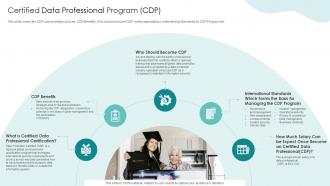 Q302 IT Professionals Certification Collection Certified Data Professional Program CDP