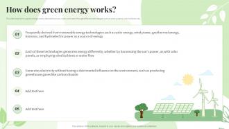 Q314 Renewable Energy Sources How Does Green Energy Works