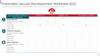 Q72 Risk Management Framework For Information Security Information Security Risk Assessment