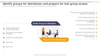 Q956 Identify Groups For Distribution And Prepare For Test Group Access Enterprise Application Playbook