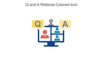 Q And A Webinar Colored Icon In Powerpoint Pptx Png And Editable Eps Format