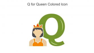 Q For Queen Colored Icon In Powerpoint Pptx Png And Editable Eps Format
