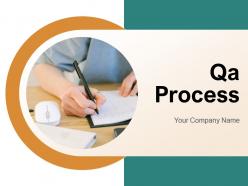 Qa Process Assurance Organization Framework Management Implementation
