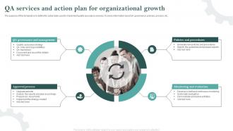 QA Services And Action Plan For Organizational Growth