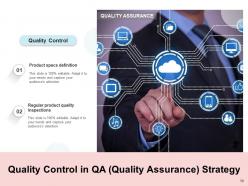 QA Strategy Assessment Assurance Strategy Business Methodology Management