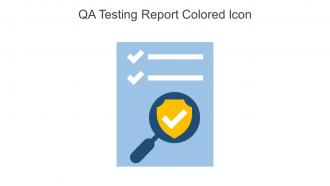 QA Testing Report Colored Icon In Powerpoint Pptx Png And Editable Eps Format