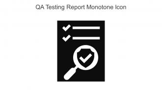 QA Testing Report Monotone Icon In Powerpoint Pptx Png And Editable Eps Format