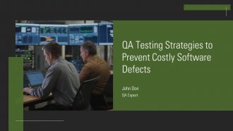 QA Testing Strategies To Prevent Costly Software Defects PPT Graphics AT