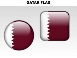 Qatar country powerpoint flags