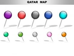 Qatar country powerpoint maps