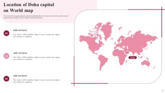 Qatar Maps Powerpoint Ppt Template Bundles Interactive Appealing