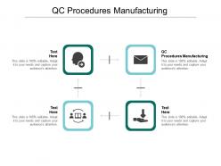 Qc procedures manufacturing ppt powerpoint presentation gallery designs download cpb