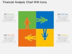 Qm financial analysis chart with icons flat powerpoint design
