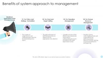 QMS Benefits Of System Approach To Management Ppt Outline Mockup