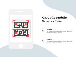 Qr code mobile scanner icon