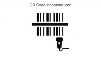QR Code Monotone Icon In Powerpoint Pptx Png And Editable Eps Format
