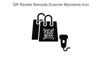 QR Reader Barcode Scanner Monotone Icon In Powerpoint Pptx Png And Editable Eps Format