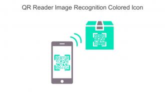 QR Reader Image Recognition Colored Icon In Powerpoint Pptx Png And Editable Eps Format
