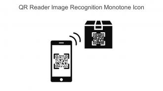 QR Reader Image Recognition Monotone Icon In Powerpoint Pptx Png And Editable Eps Format