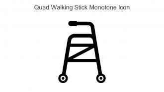 Quad Walking Stick Monotone Icon In Powerpoint Pptx Png And Editable Eps Format