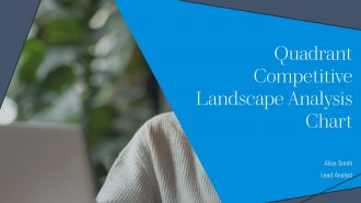 Quadrant Competitive Landscape Analysis Chart PPT Presentation AT