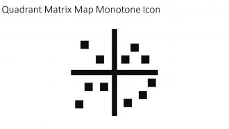 Quadrant Matrix Map Monotone Icon In Powerpoint Pptx Png And Editable Eps Format