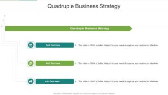 Quadruple Business Strategy In Powerpoint And Google Slides Cpb