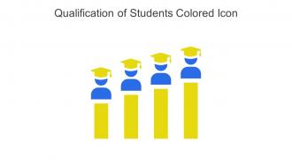 Qualification Of Students Colored Icon In Powerpoint Pptx Png And Editable Eps Format