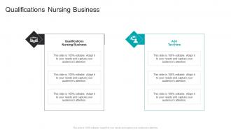 Qualifications Nursing Business In Powerpoint And Google Slides Cpb