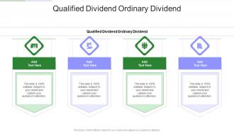 Qualified Dividend Ordinary Dividend In Powerpoint And Google Slides Cpb