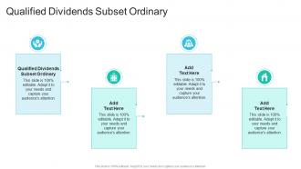 Qualified Dividends Subset Ordinary In Powerpoint And Google Slides Cpb
