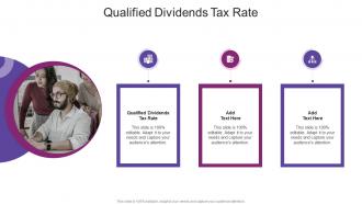 Qualified Dividends Tax Rate In Powerpoint And Google Slides Cpb