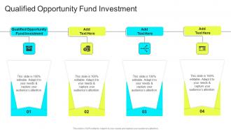 Qualified Opportunity Fund Investment In Powerpoint And Google Slides Cpb