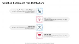 Qualified Retirement Plan Distributions In Powerpoint And Google Slides Cpb