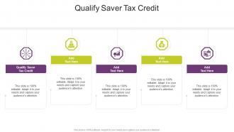 Qualify Saver Tax Credit In Powerpoint And Google Slides Cpb