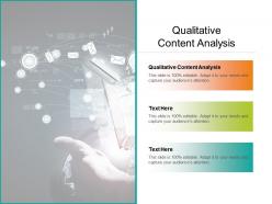 Qualitative content analysis ppt powerpoint presentation inspiration templates cpb
