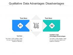Qualitative data advantages disadvantages ppt powerpoint presentation inspiration background image cpb