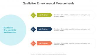 Qualitative Environmental Measurements In Powerpoint And Google Slides Cpb