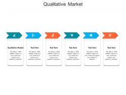 Qualitative market ppt powerpoint presentation file master slide cpb