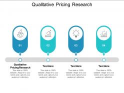 Qualitative pricing research ppt powerpoint presentation slides maker cpb
