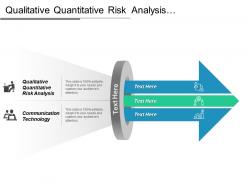 Qualitative quantitative risk analysis communication technology quantitative methods cpb