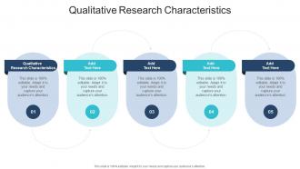 Qualitative Research Characteristics In Powerpoint And Google Slides Cpb