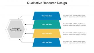 Qualitative research design ppt powerpoint presentation portfolio information cpb