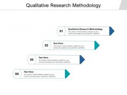 Qualitative research methodology ppt powerpoint presentation pictures good cpb