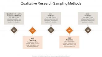 Qualitative Research Sampling Methods In Powerpoint And Google Slides Cpb