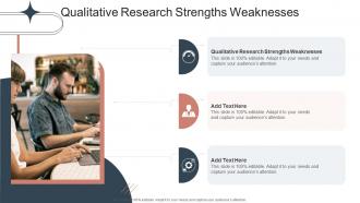 Qualitative Research Strengths Weaknesses In Powerpoint And Google Slides Cpb Qualitative Research Strengths Weaknesses In Powerpoint And Google Slides Cpb