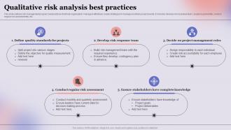Qualitative Risk Analysis Best Practices