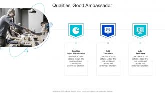Qualities Good Ambassador In Powerpoint And Google Slides Cpb