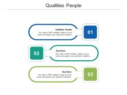 Qualities people ppt powerpoint presentation gallery slides cpb
