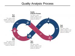 Quality analysis process ppt powerpoint presentation guidelines cpb